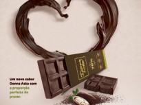 Barrinha de Chocolate 70%; Zero Açúcar, Sem Glúten, Sem Lactose.