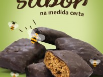 Po de Mel Sem Glten, Zero Acar, Sem Lactose, Com Chocolate 70% (Donna Asta).